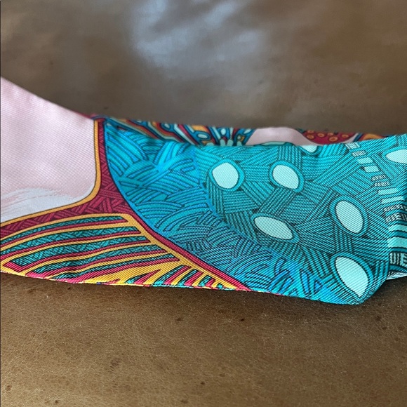 Hermes Colorful Fish Silk Scarf - Picture 8 of 12